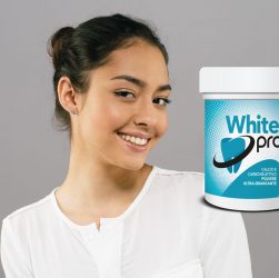 white pro polvere sbiancante denti